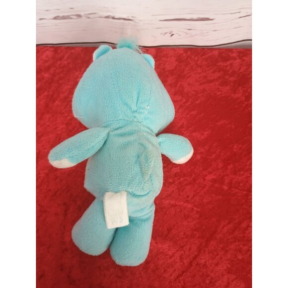 Vintage Care Bears Lullaby Bedtime Plush Toy 1980s Blue Moon With‎ Star - Picture 7 of 7
